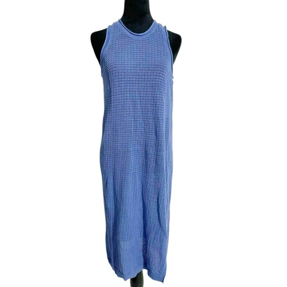 Pact Blue Sleeveless Knit Dress